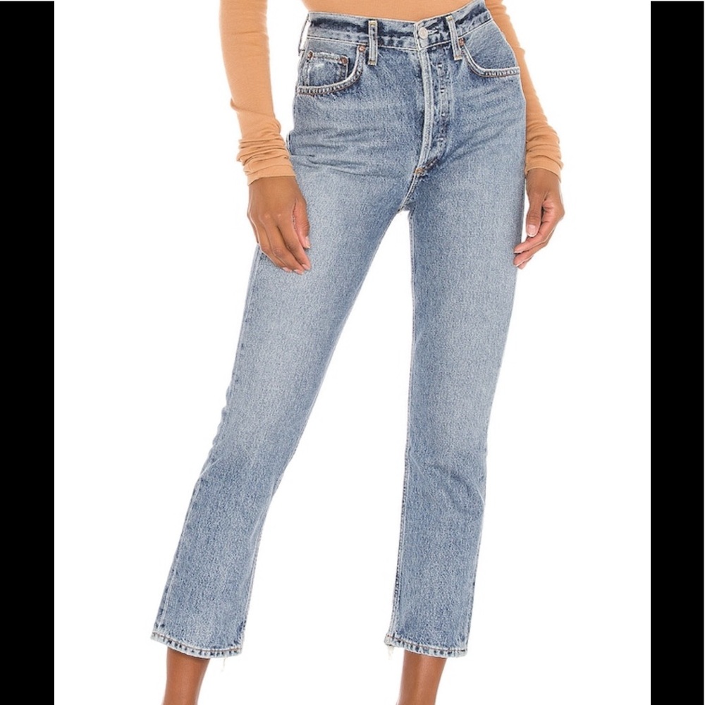 Agolde Riley jeans in emulsion